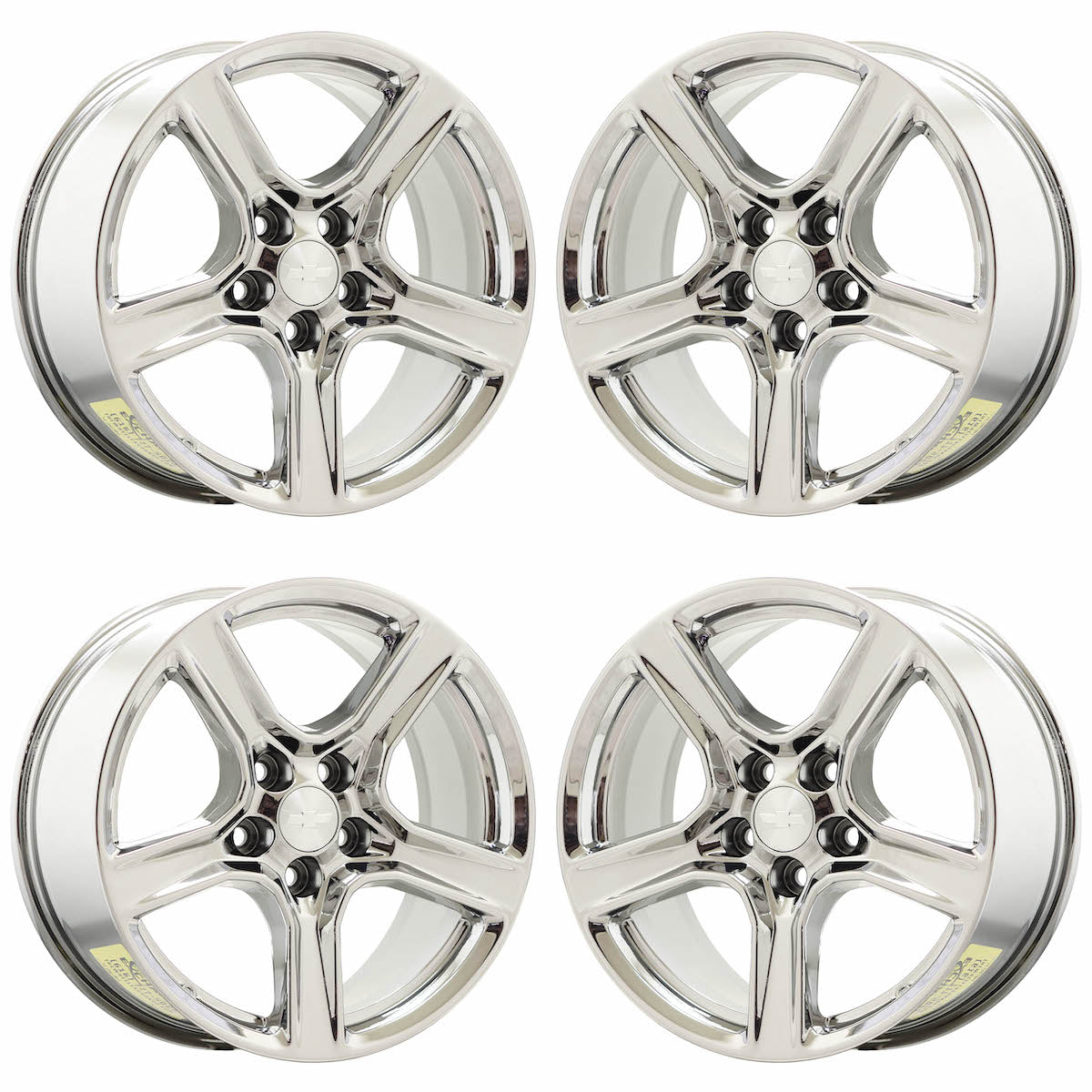 18" Chevrolet Camaro Bright Chrome wheels rims Factory OEM set 5758